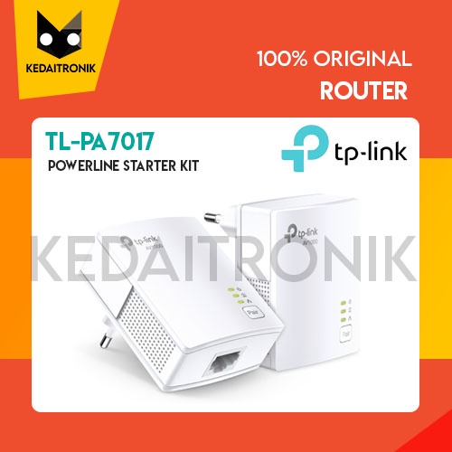 TPLINK Powerline Starter Kit Gigabit TP-LINK TL-PA7017 AV1000 PA7017