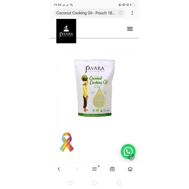 

Javara Coconut Cooking Oil is
