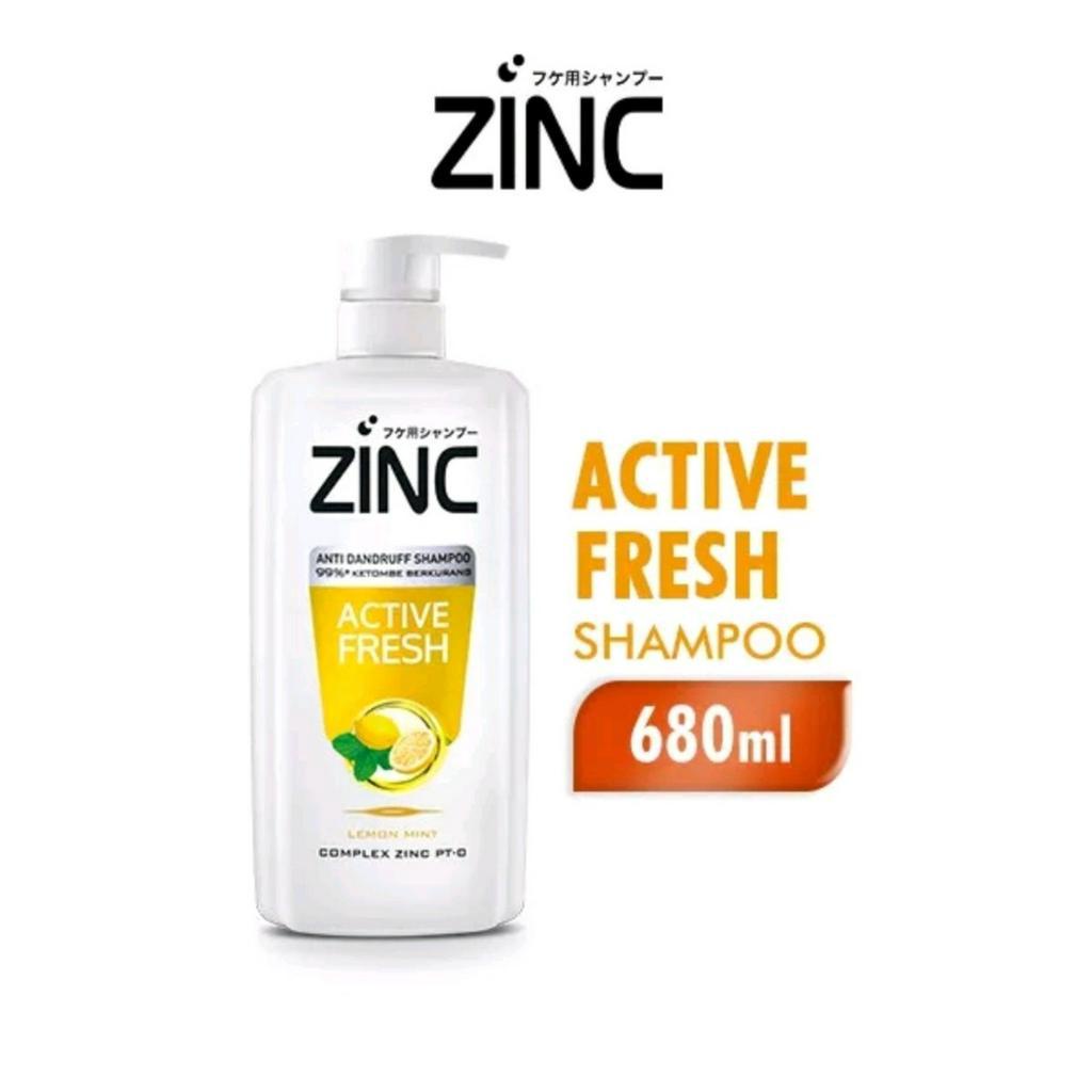 [SALE] Zinc Shampoo Botol 680Ml/340Ml - exp 2026 [ FREE packing dus - untuk 680Ml]