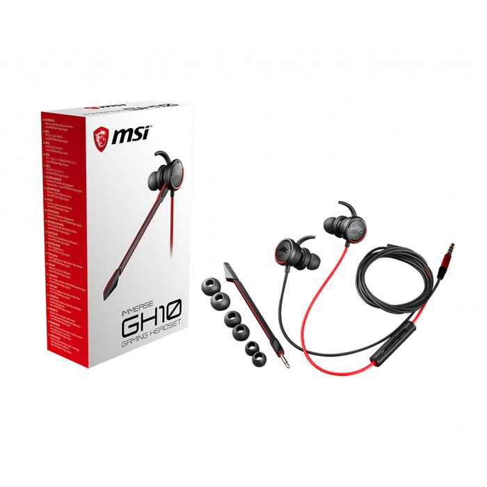 MSI Immerse GH10 Gaming Earbuds with Mic