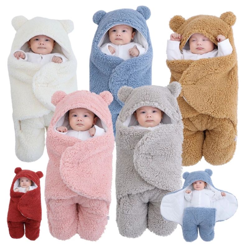 Real Pict Selimut Bedong Bayi Kantong Tidur Import 0-12bulan