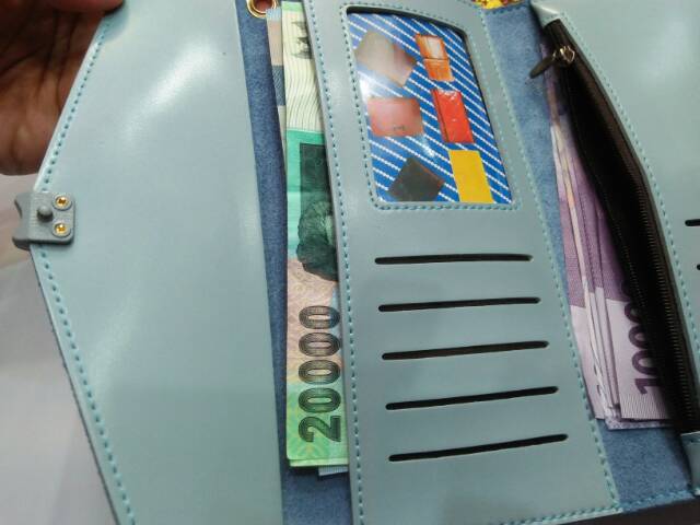 Dompet fashion panjang lipat import