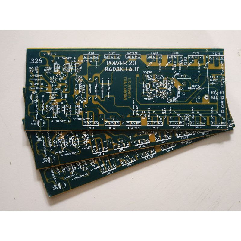 PCB Power Amplifier NKRI Badak 2U 20cm 326
