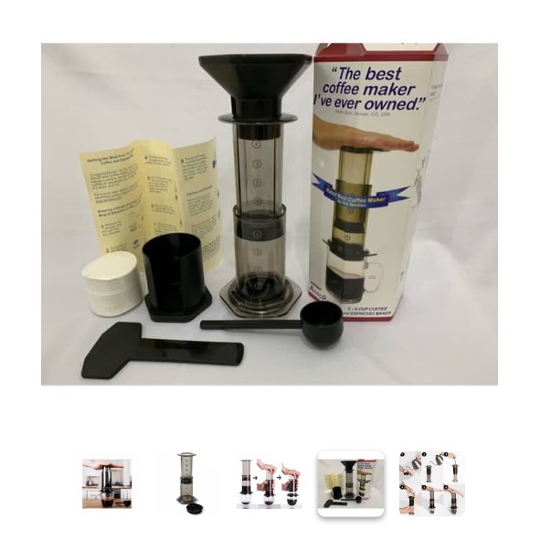 Aeropress Coffee Maker 1-4 Cups pembuat kopi terbaik dan termudah
