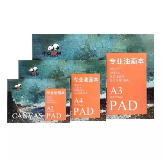 

transon canvas pad A3 280gsm 10 lembar