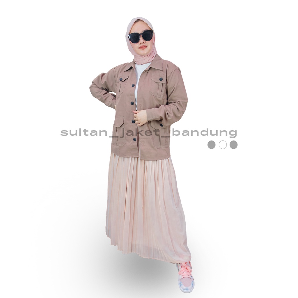 ADAM JAKET MOCCA || JAKET SEMI PARKA || JAKET PRIA DAN WANITA MASA KINI