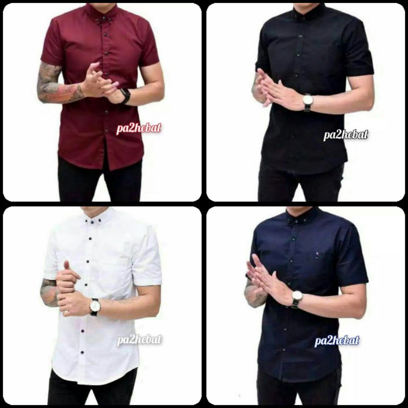 Hem Polos Baju Kantor - Kemeja Polos distro - M.L.XL Cassual