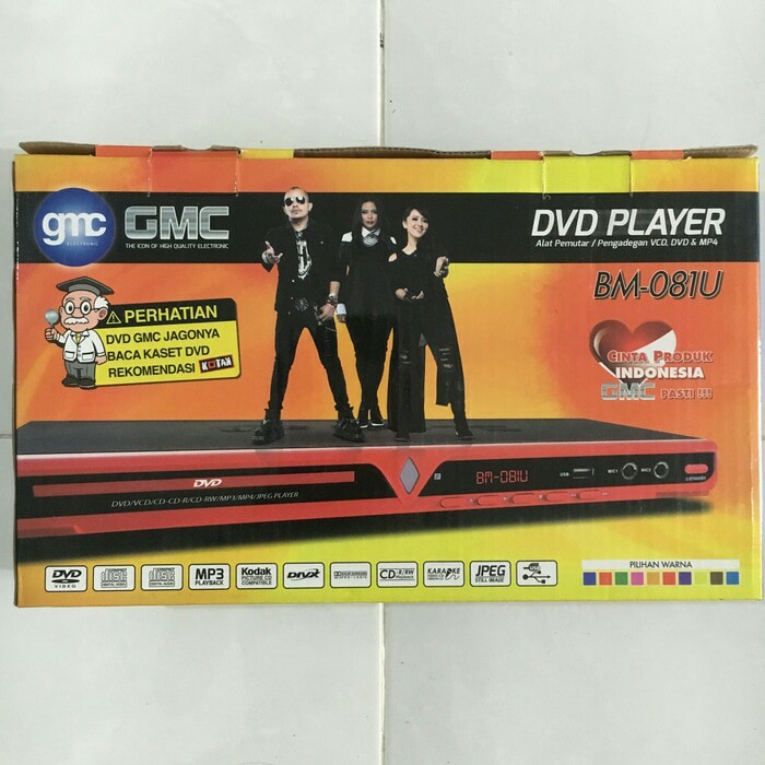 Jual DVD PLAYER GMC BM 081U Limited