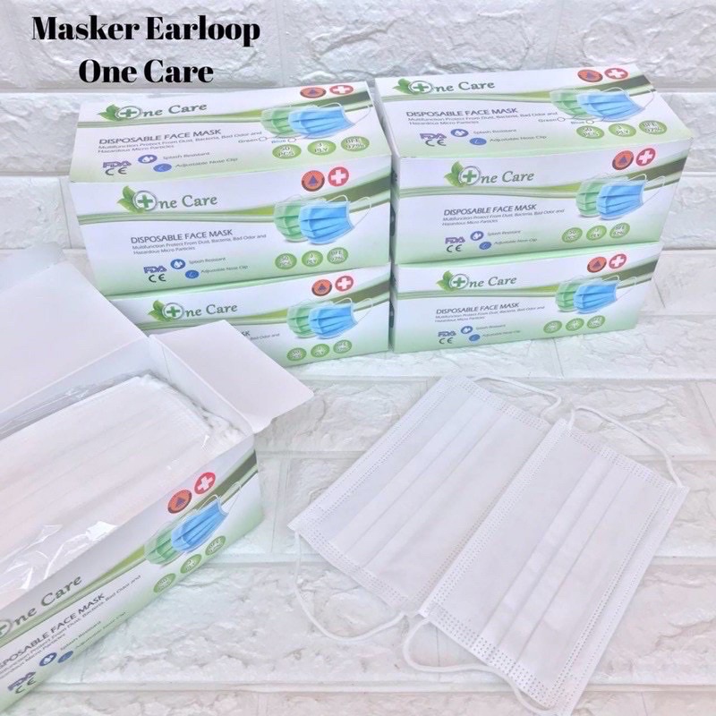 MASKER HEADLOOP DAN EARLOOP 3PLY ISI 50PCS/MASKER NON WOVEN NON MEDIS TERMURAH