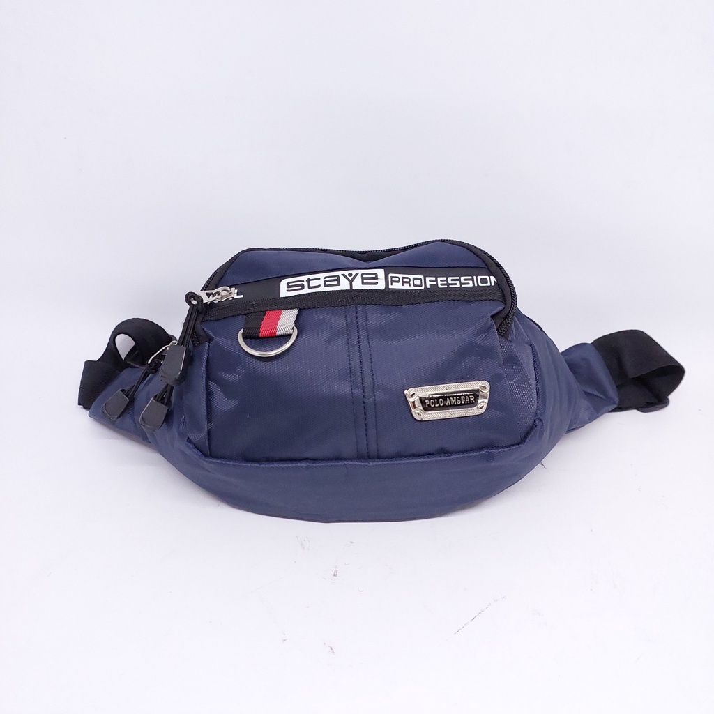 TAS PINGGANG POLO AMSTAR SELITING MOTIF TULISAN MURAH BARU / TAS PINGGANG IMPORT POLO AMSTAR MURAH ORI/ WAIST BAG POLO AMSTAR KANVAS BARU / TAS SELEMPANG POLO AMSTAR MURAH / TAS DADA POLO AMSTAR BARU  / TAS SELEMPANG KAIN KANVAS POLO AMSTAR ORIGINAL MURAH