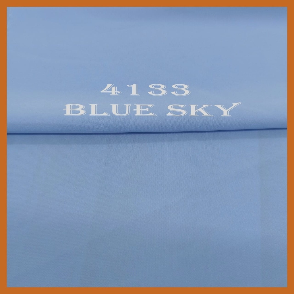 bahan multi kain wolfis wolpis woolpis woolpeach wolvis monalisa premium gamis tunik fashion-4133 Blue sky