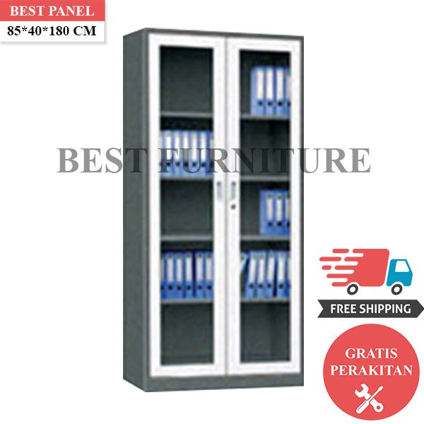 Best Lemari Arsip Besi 2 Pintu LA-2006 uk 85x40x180