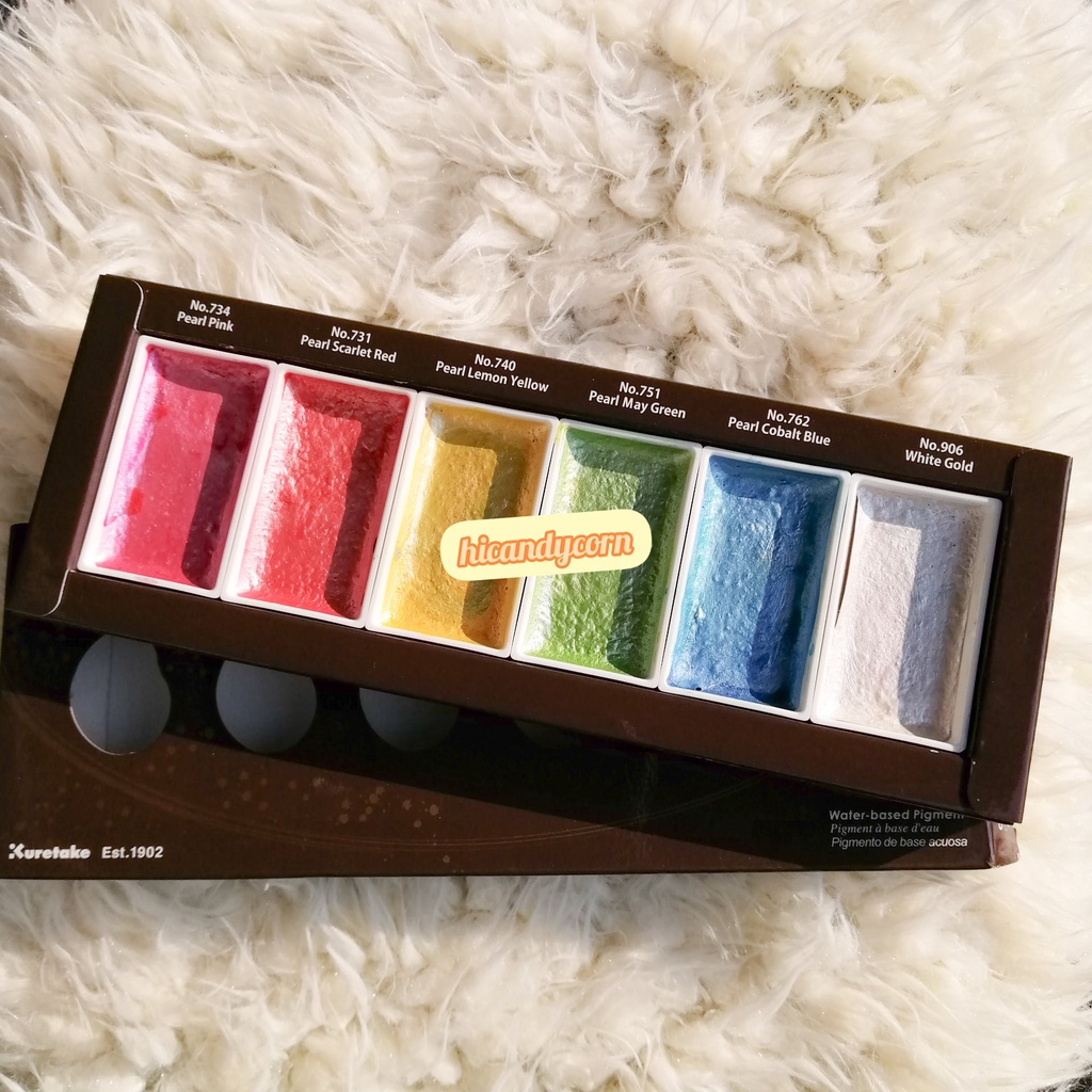 

ZIG Kuretake Gansai Tambi Pearl Colors Watercolor (preloved)