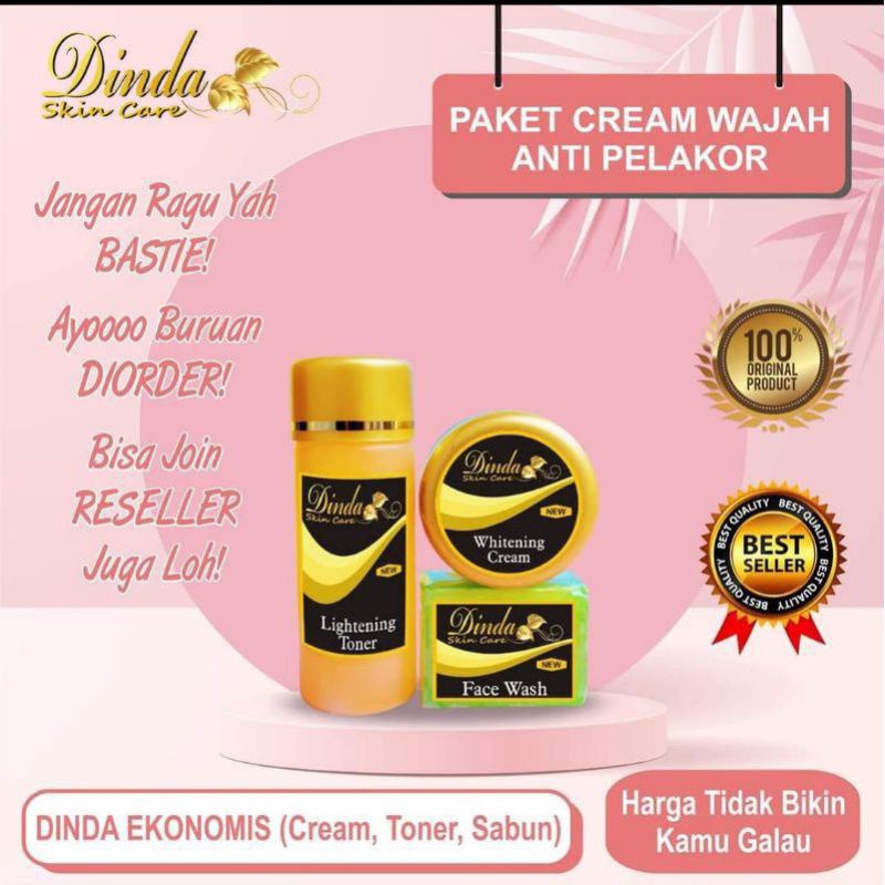Skincare Dinda || PAKET Bombastis HARGA Ekonomis