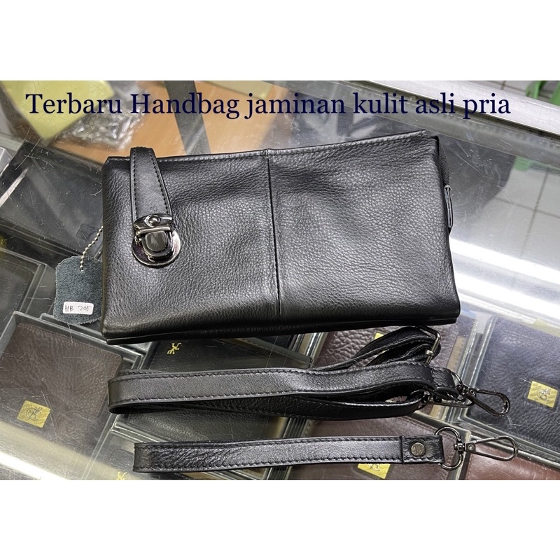 Dompet Panjang Kulit Pria Wanita Impor Handbag Mobile Phone Bag Dompet Hp Kulit Asli