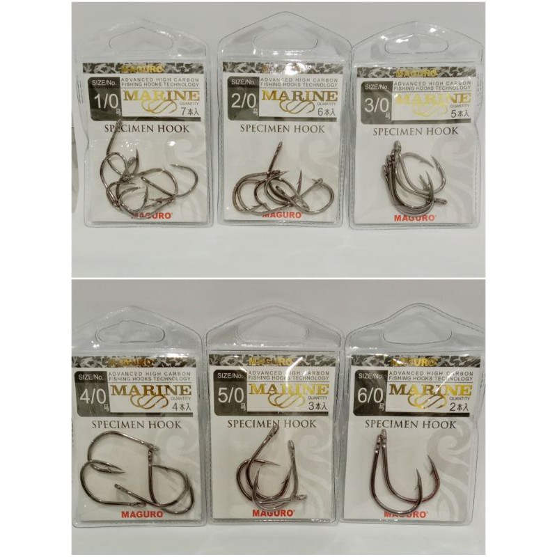 Pancing/Mata Kail Maguro  Marine SPECIMEN HOOK/Carbon