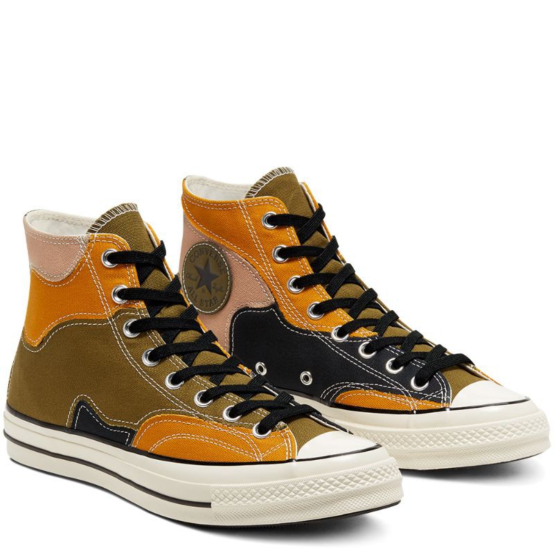 Converse Chuck Taylor 70s Hacked Archive High Top Dark Moss/Black/Egret - Original