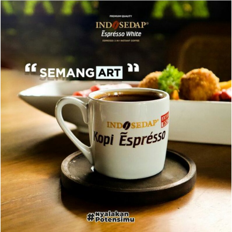 Kopi Indosedap Espresso White 1 pouch isi 6 sachet