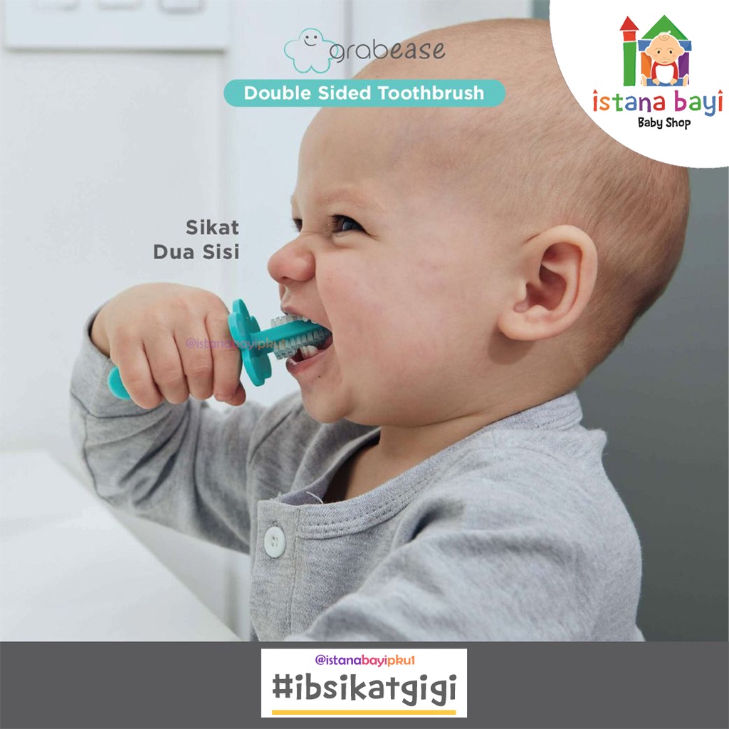 Grabease Doubel Side Toothbrush - Sikat Gigi Bayi