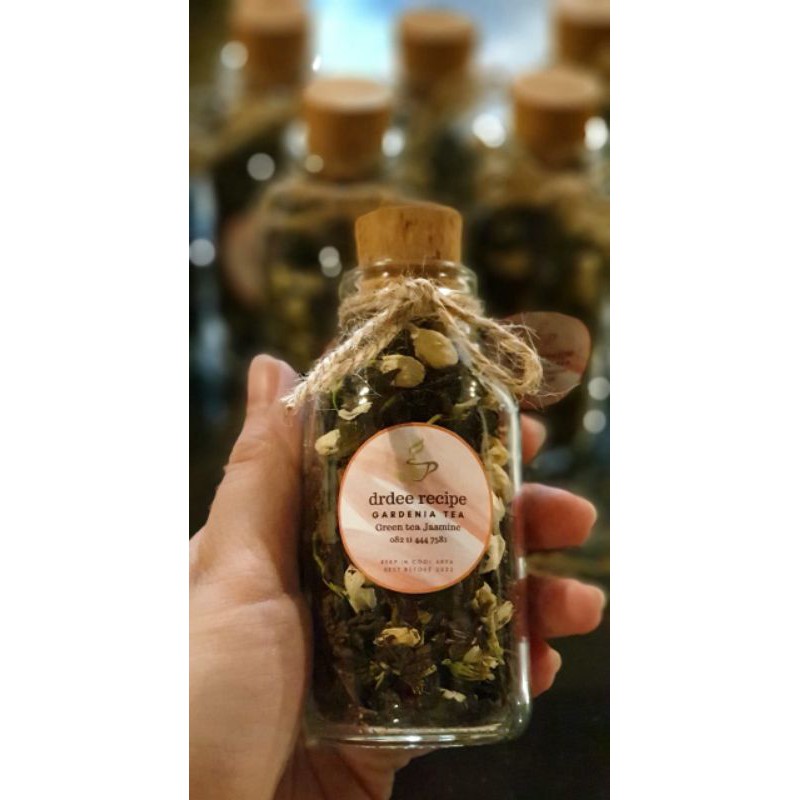 

Gardenia Tea : Teh bunga Floral tea Green tea Jasmine (Botol 100 ml)