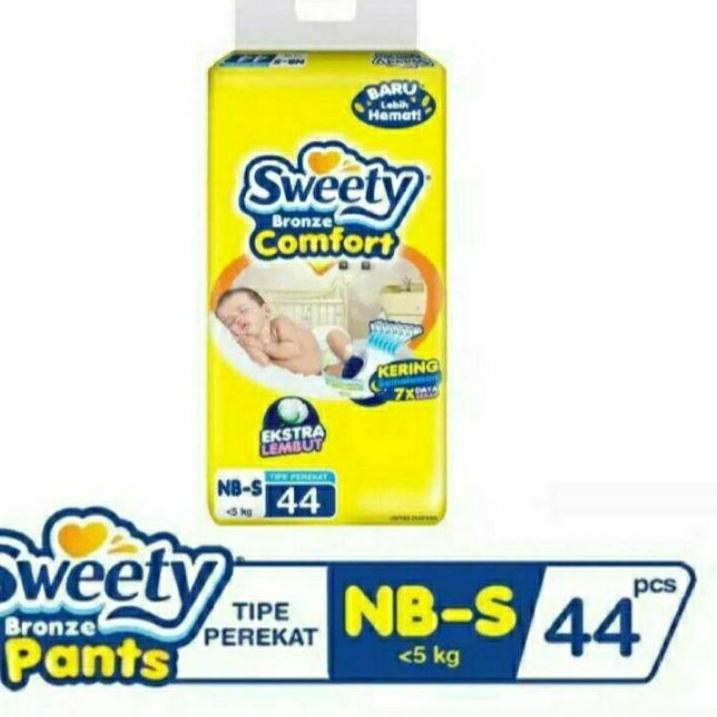Sudah READY.. sweety NB-S44 tipe perekat pampers bayi baru lahir