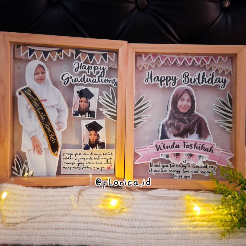 Floral Frame 3D Pop Up | SCRAP FRAME, POP UP FRAME