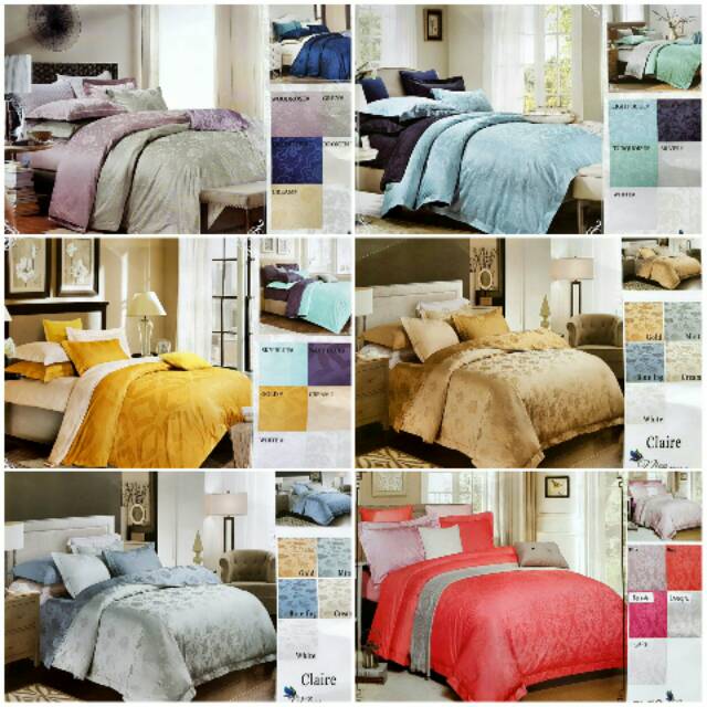 Sprei king koil premium bahan serat bambu king 180x200x30 .