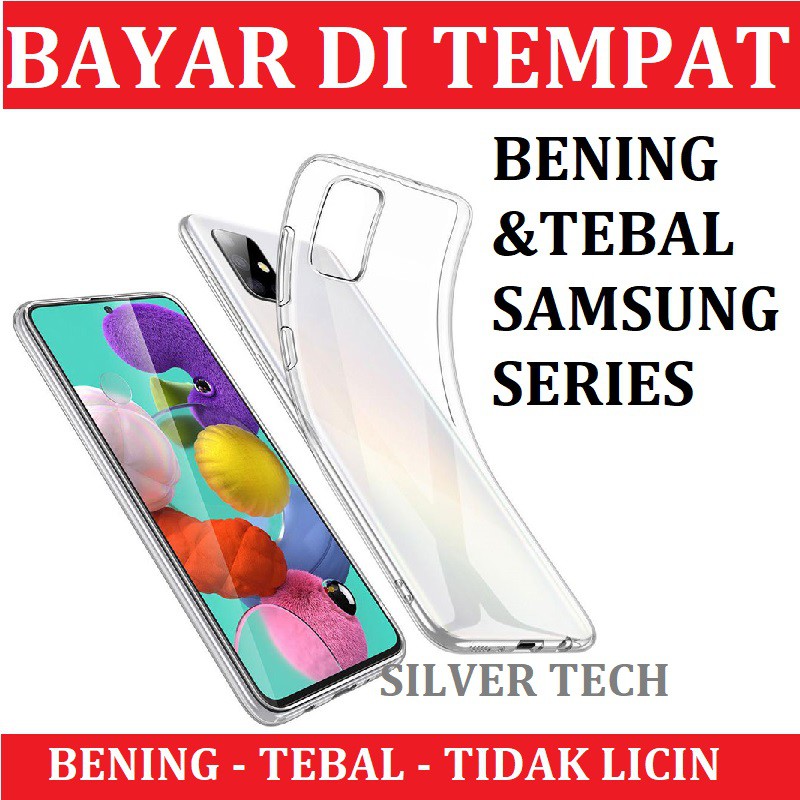 Softcase Bening dan Tebal SAMSUNG A03S A03Core A32 A52 A72 A12 / A02S / A71 / A21 S / M30S / A50 / A50S /A51 A31