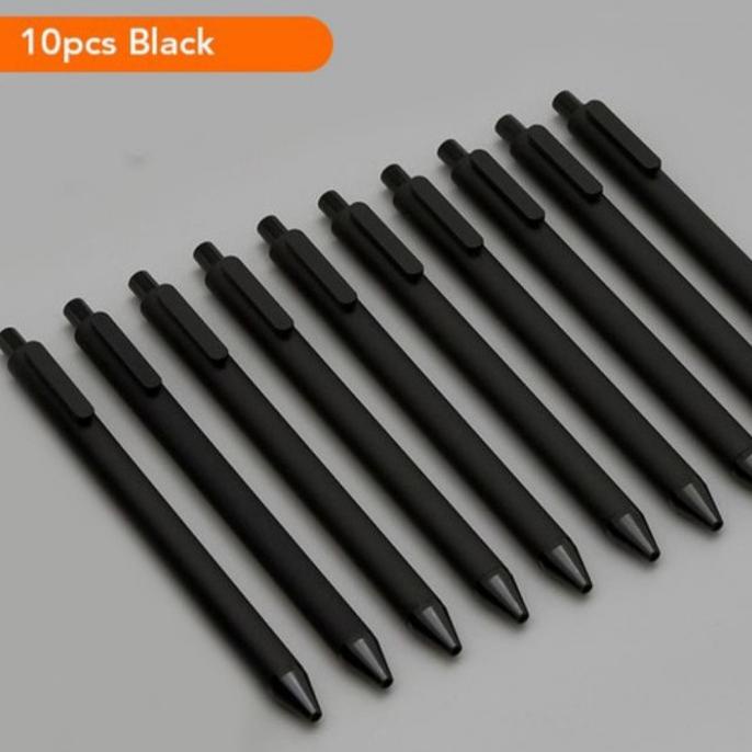 

Office & Stationery | Alat Tulis | Kaco K1015 Pure 10Pcs Plastic Soft Touch Gel Ink Pen | Best Seller