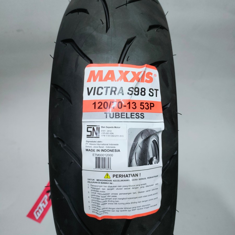 BAN MAXXIS 120/70-13 VICTRA