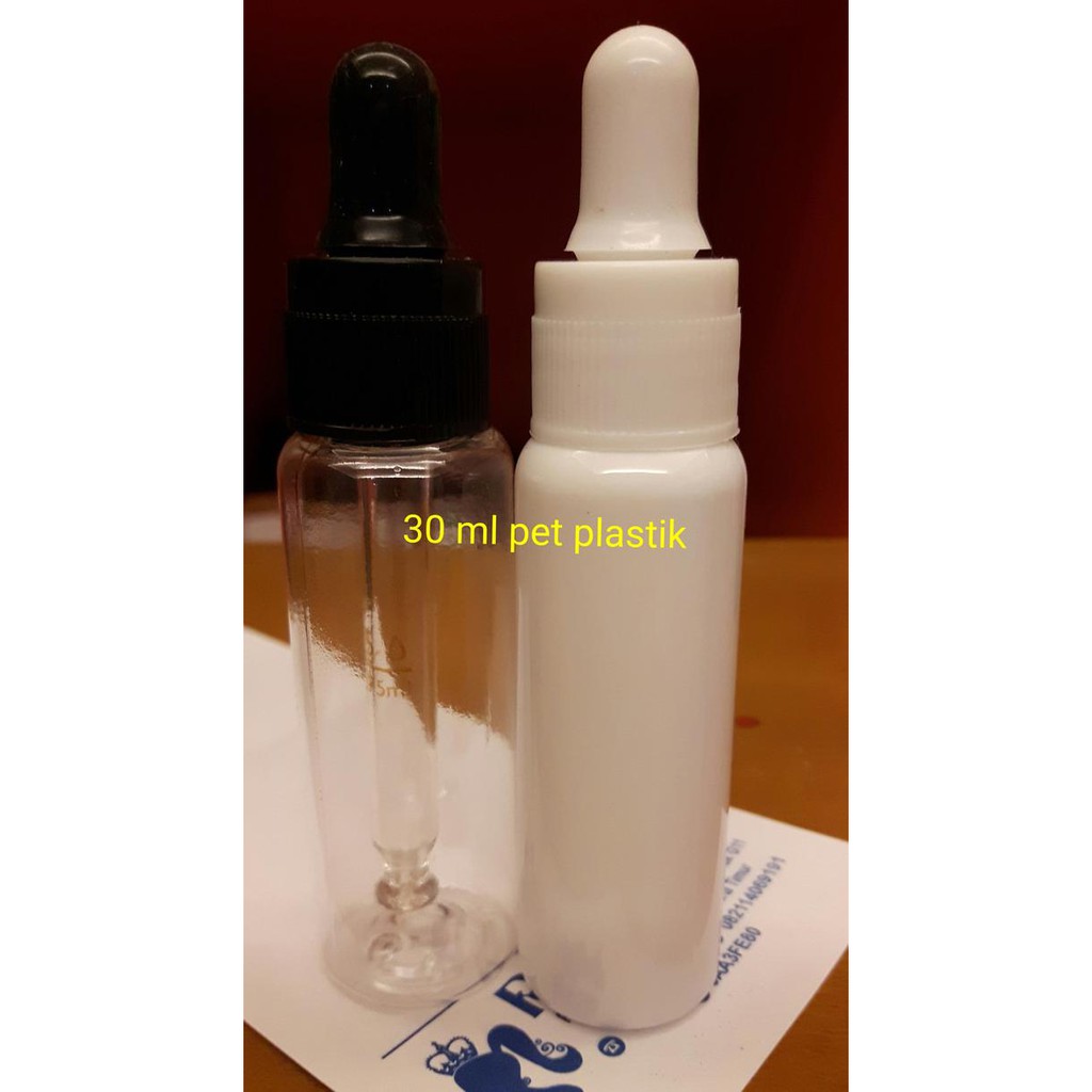 BOTOL 30 ML PET PLASTIK PIPET