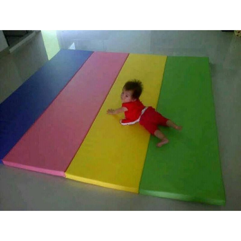 matras lipat 150x150 busa rebounded - kasur lipat anti air - matras bermain anak - matras yoga