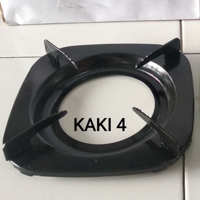 TATAKAN TUNGKU KOMPOR GAS RINNAI PLAT BESI TEBAL GERIGI KAKI 4 KAKI 6