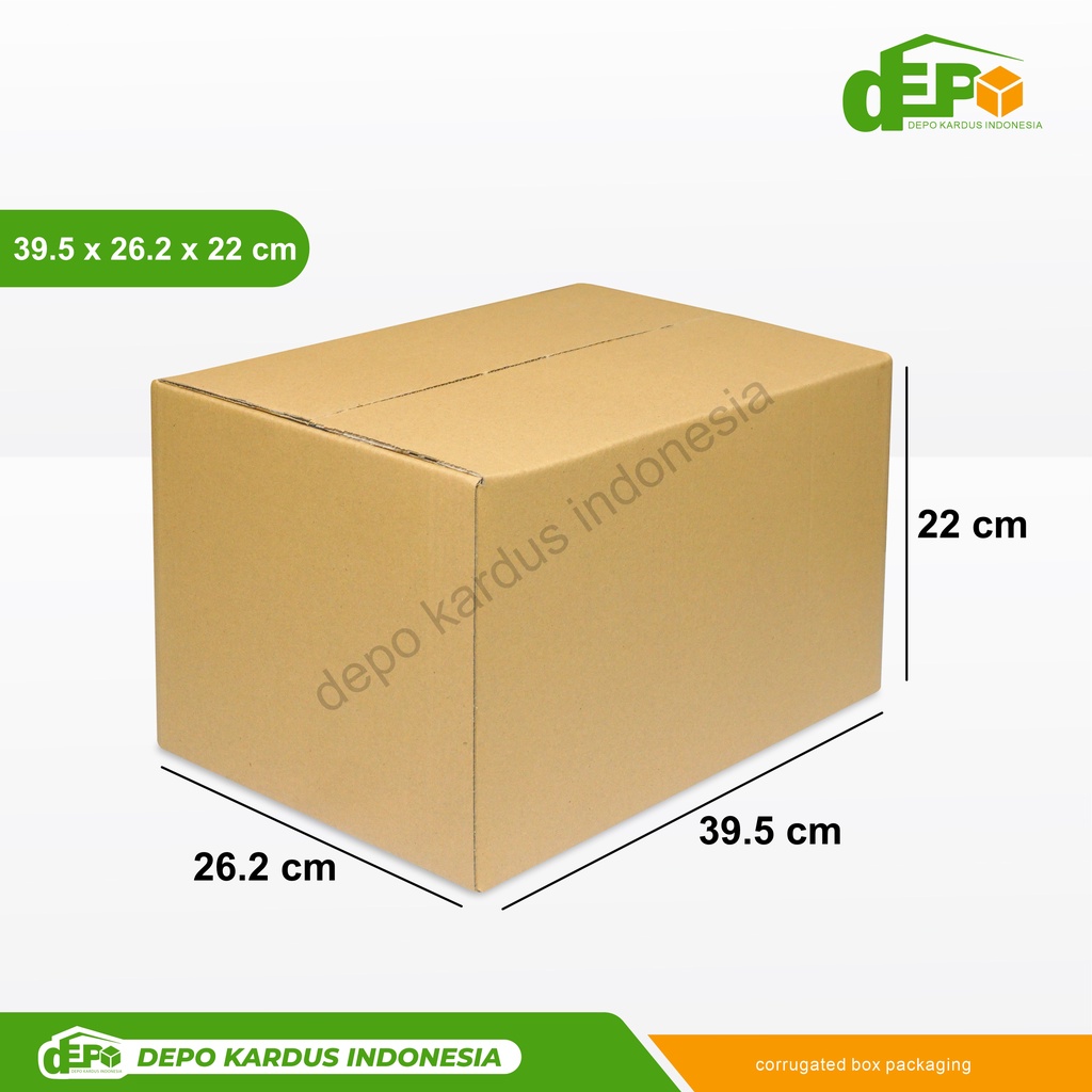 

Depo Box 39.5x26.2x22 cm (amdk 24x600 ml) Kardus/Karton/Polos/hampers/box normal