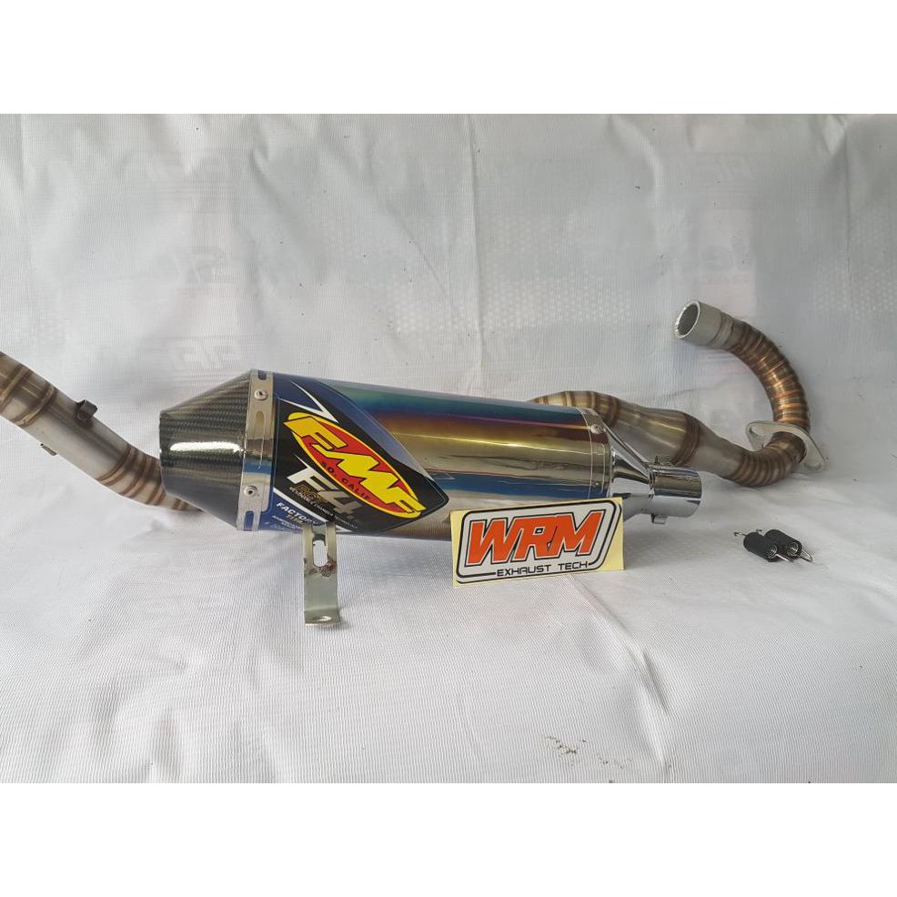 Baru Fmf F4.1 Tiger Scorpio Trail Rangka Klx / Ktm Terbaru