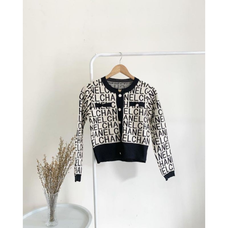 Atasan Rajut Chanel import