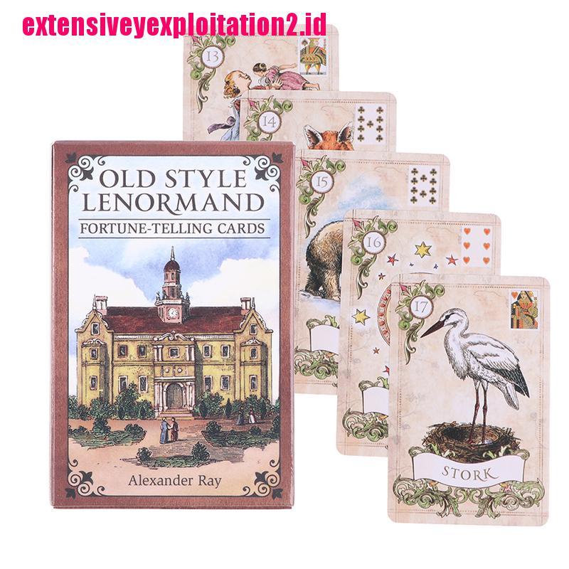 &lt; E2id &amp; &gt; Lenormand Oracle Card Tarot Untuk Pesta