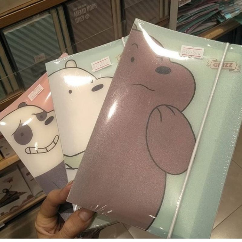 

3wrn MINISO WE BARE BEARS MEMO BOOK 88 PAGES