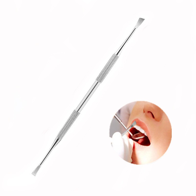 Scaler Manual Pembersih karang gigi berbentuk cangkul Alat dokter gigi