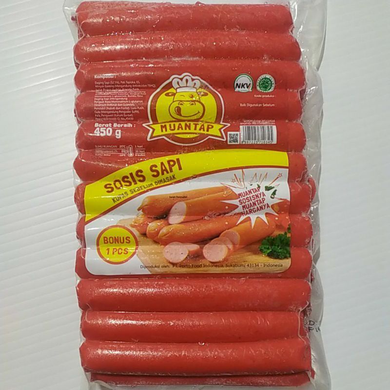 Jual Sosis Sapi Muantap Isi 450 Gram Shopee Indonesia