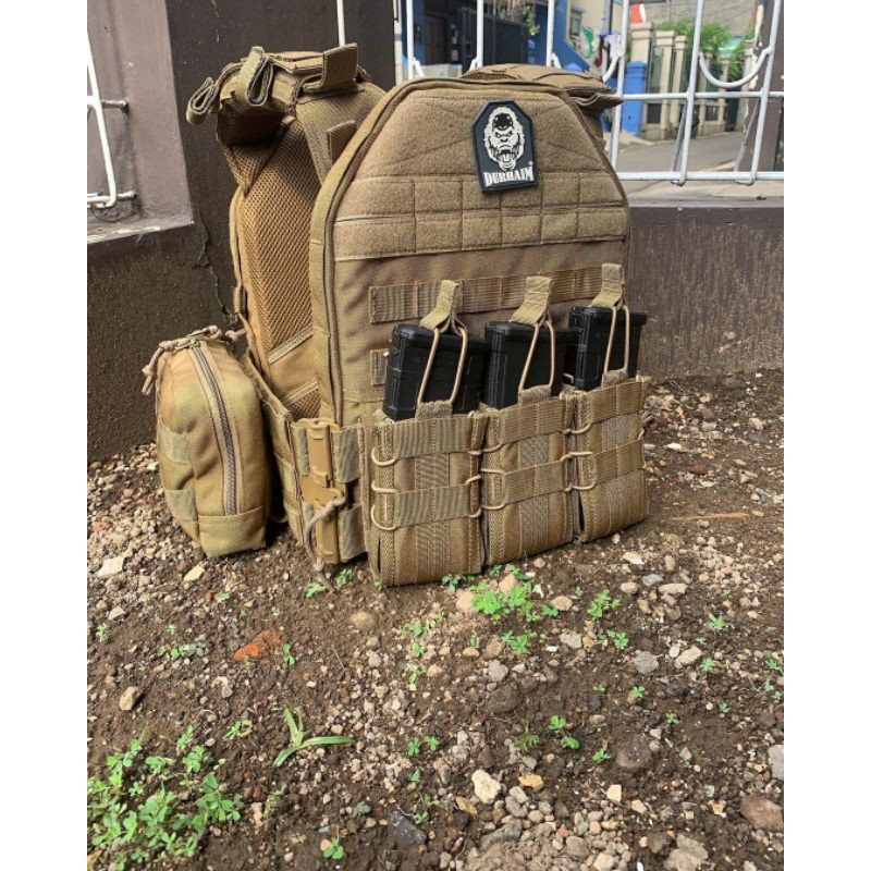 BODY VEST ANTI PELURU DURHAIM ORIGINAL ROYAL MAMBA  WARNA TAN