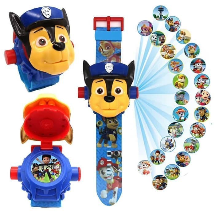 Best Seller! JAM TANGAN ANAK PAW PATROL PROYEKTOR JUMBO DIGITAL LED Terbatas!