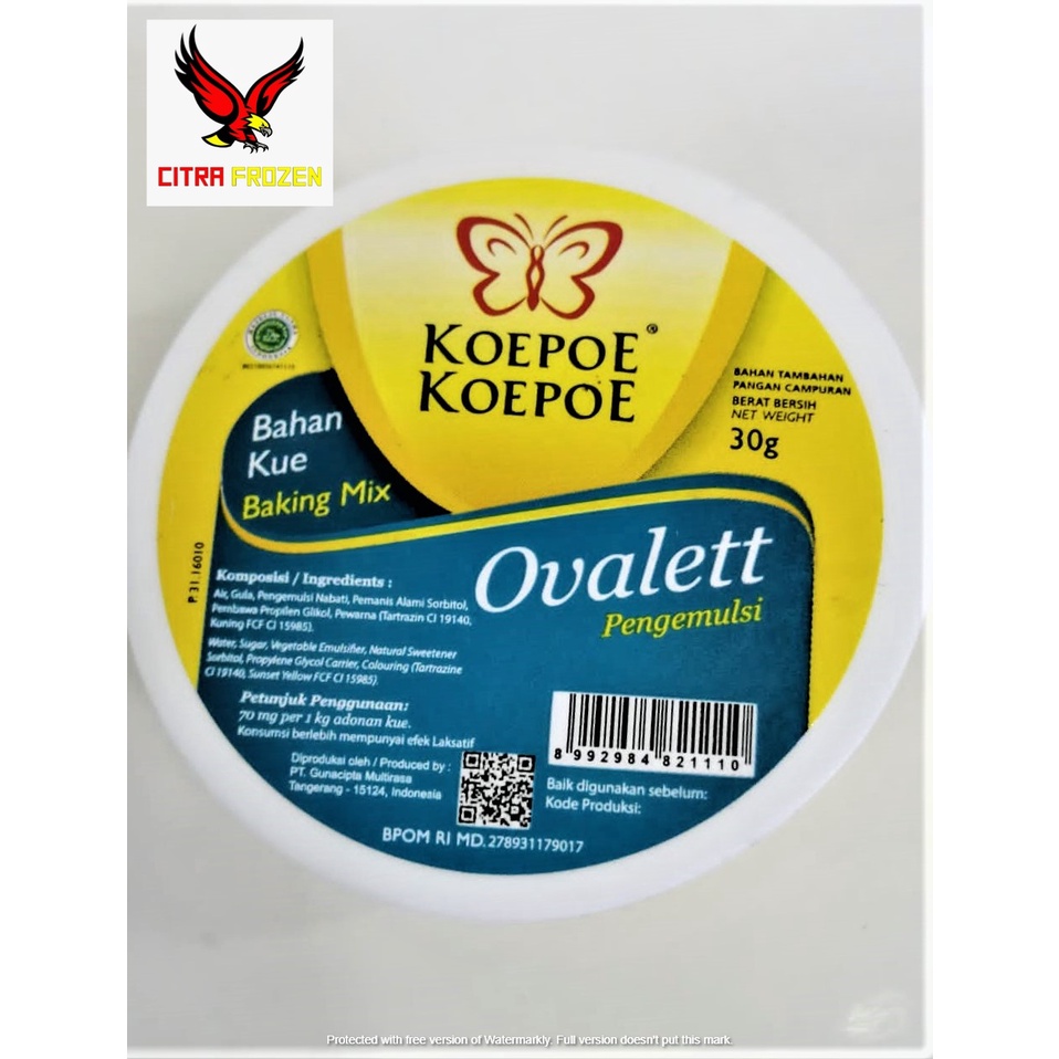 

Koepoe Ovalett 30gr