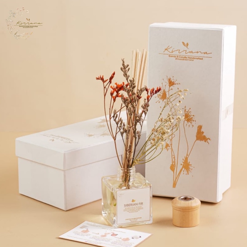 KIRRANA (HARDBOX) - 60ml Aromatic Reed Diffuser - Aromatherapy | PEWANGI RUANGAN-1