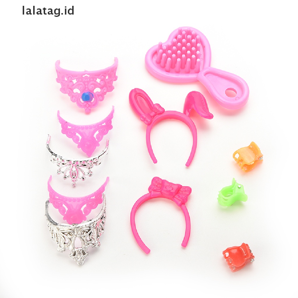 (lalatag) Tas Handbag / Selempang / Sisir / Sepatu / Anting Untuk Aksesoris Boneka Barbie (ID)