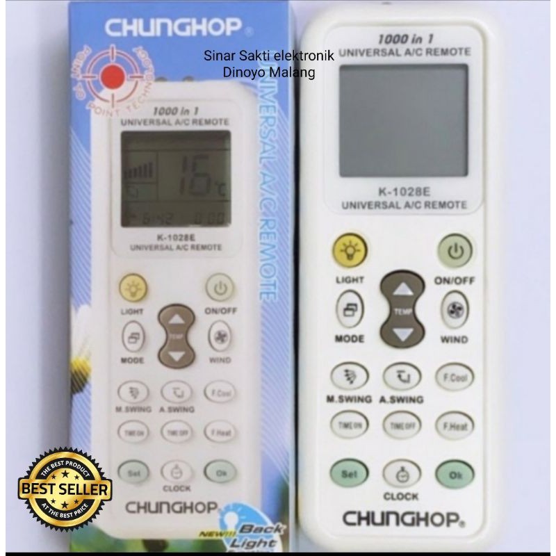 Remote AC Universal Multi Remote A/C segala merk Chunghop