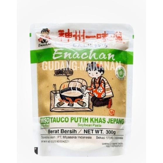 

Enachan Shiro Miso Paste- Pasta Miso- Tauco Putih Jepang 300gr HALAL - Standard
