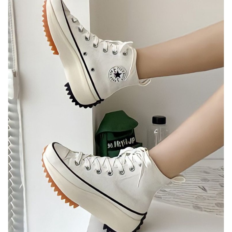 [COD!] Sneaker Dewasa wanita Import MONTANA Sol Tinggi | Sepatu Dupe Conv*rse x JW | Sepatu Import Murah | Sepatu Fashion Korea | Sepatu Hits | Sepatu trend | Sepatu Tinggi