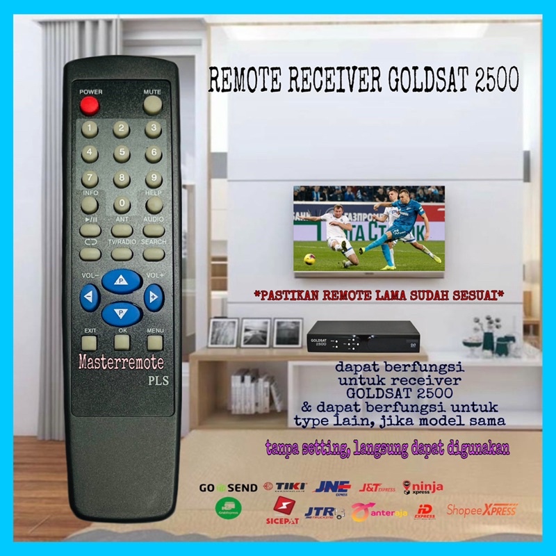 Remot remote Goldsat 2500 Parabola/Receiver