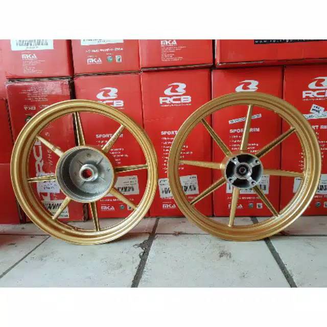 Jual Velg Racing Rcb Beat Vario Scoopy Sp Gold Shopee Indonesia